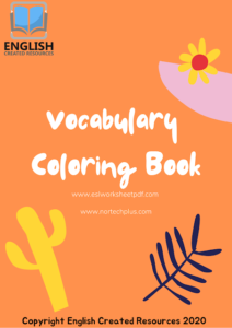 vocabulary coloring worksheets english created resources