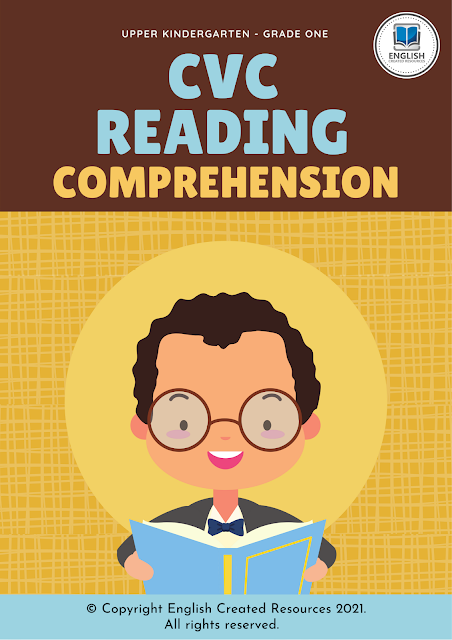 cvc reading comprehension english created resources