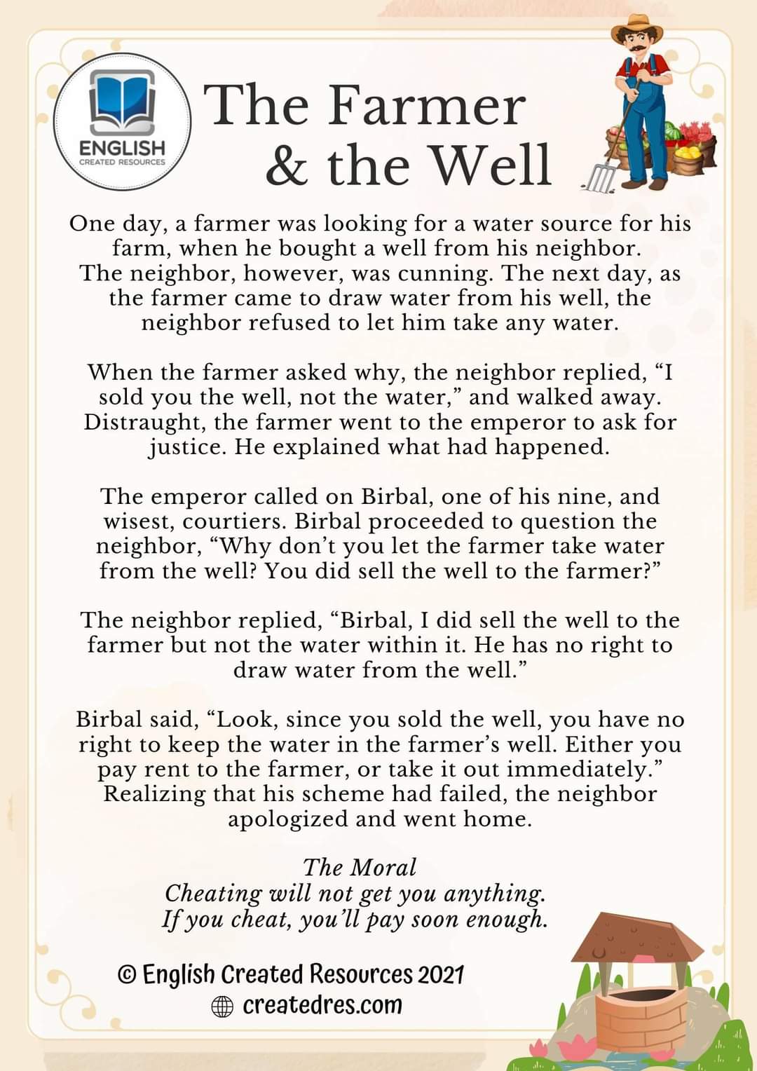 Moral Short Stories For Kids English Created Resources
