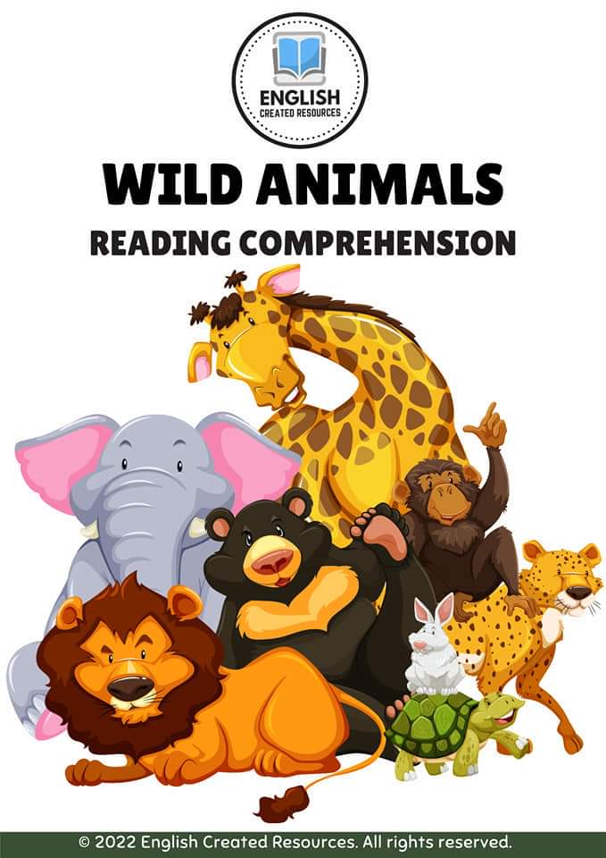 reading-comprehension-wild-animals-2022-english-created-resources