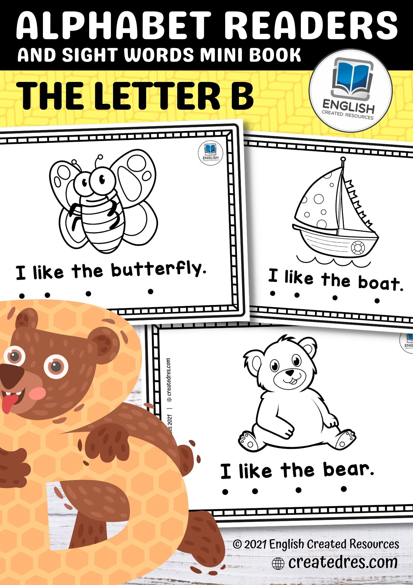 Alphabet Readers Letter B - English Created Resources