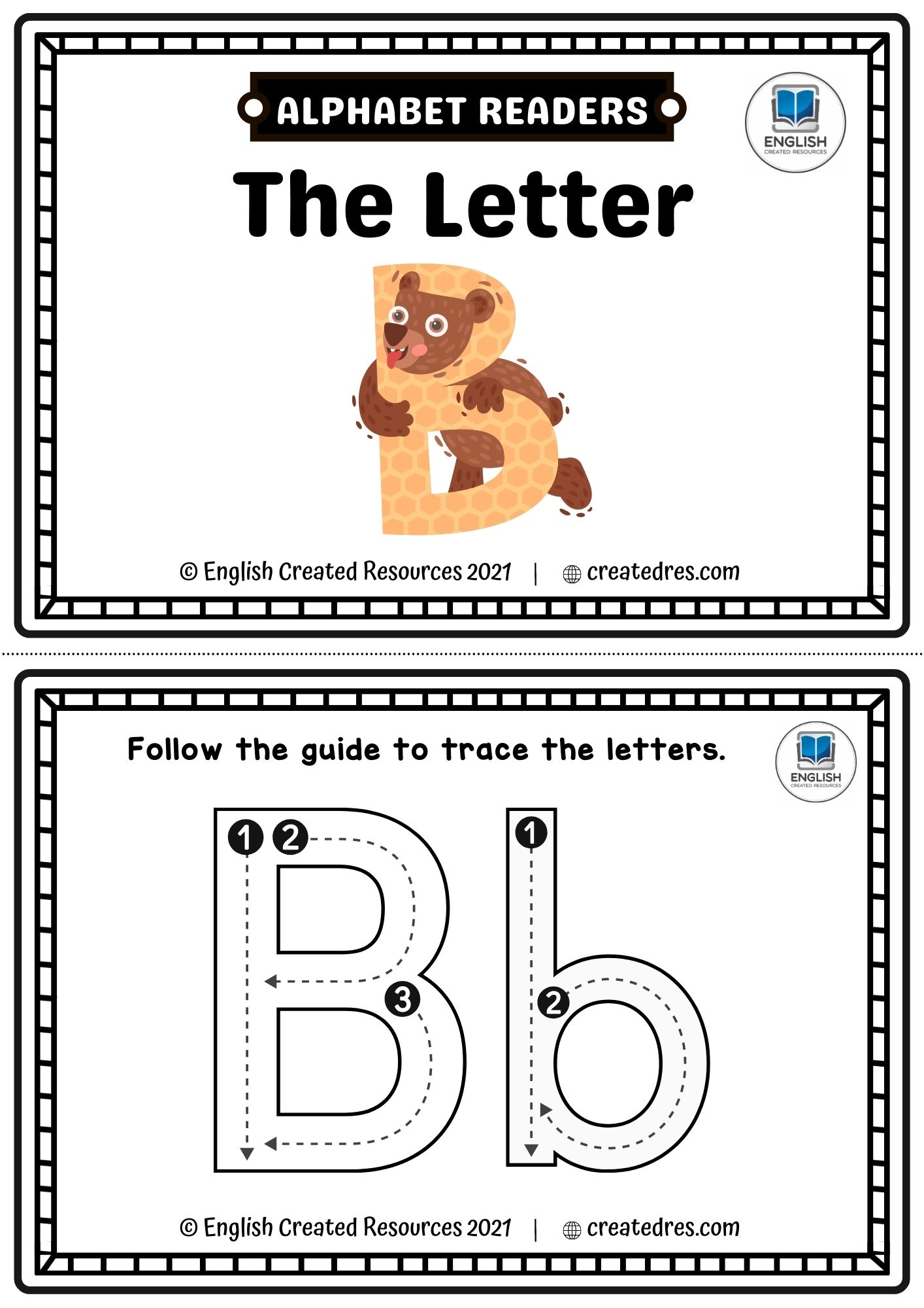 Alphabet Readers Letter B - English Created Resources